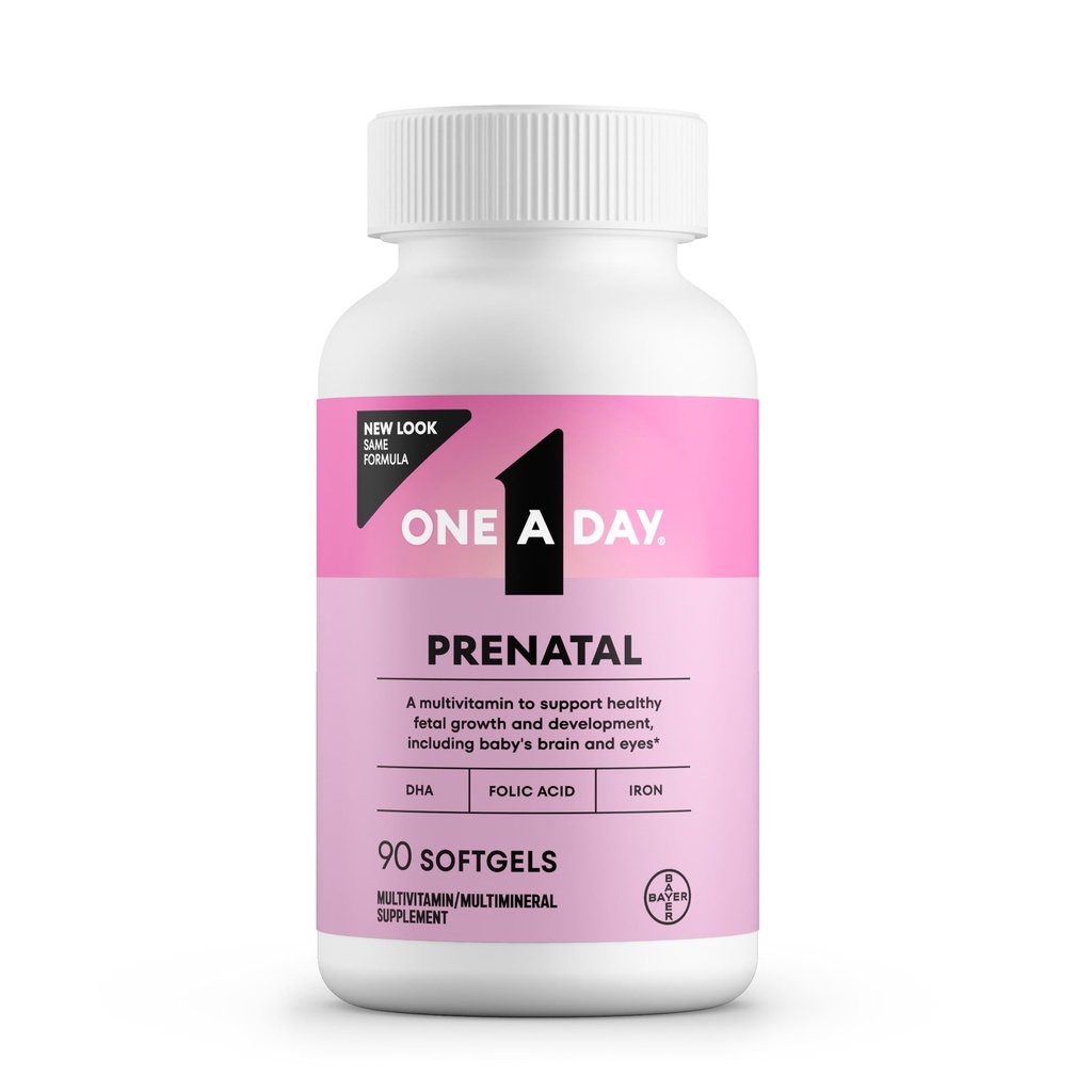 En dan prenatalni vitamini- Folna kislina, železo, Omega- 3 (DHA), Nosečnost Vitamini za ženske, Prenatalni multivitamin za podporo mami in otroku, Nosečnost mora imeti 90 Ct (Packaging May Vary)