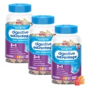 Prebavne prednosti 3-v-1 Naravne sadne arome Probiotične Gumije za ženske in moške občasno napihnjenost, Malo Trebušno nelagodje in Gut zdravje, 60 Count Gummies (3 paket)