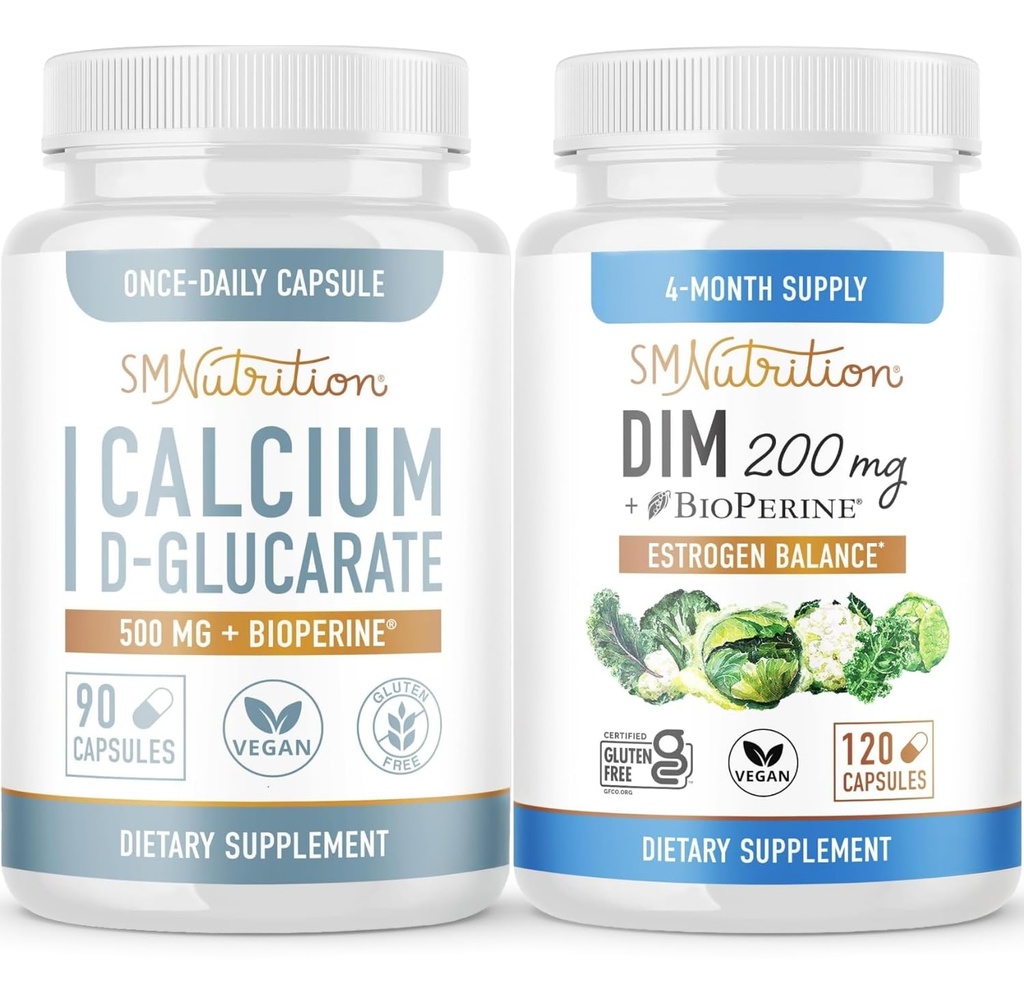 SMNrition 200mg DIM dodatek s kalcijevim D-glukaratom 