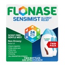 Flonase Sensimist Alergija Relief Nasal Spray za ne-zamotano, 24-Hur Multi-Simptom Alergija Relief – 120 Spray (Pack po 2)
