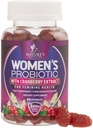 Probiotiki za ženske Gumije z brusnicami - 6 Premium sevi za PH ravnotežje, prebavno zdravje, vaginalno in imuno podporo, 3 milijarda CFU, ženski probiotični Gummy za zdravje žensk - 60 Gumies