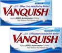 Vanquish Extra Strength Glavobol in lajšanje bolečine, z acetataminofen, Aspirin, in Kofein 