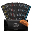 Bearded Beard Oil in Butter Grooming Kit Vzorec paket z Comb, Bonus darilo - Vse naravne sestavine karite, argan, jojoba - Podpora za rast - Made in the USA