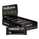 Wellcome Soled Karamel Marine Colagen Protein Bar z Reishi gobami za energijo in imunske podpore - Adaptogene prigrizek Bar - Mlečni brez zdravja Bar za funkcionalni aktivni življenjski slog (Pack of 12)