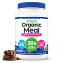 Orgain organski veganski nadomestek beljakovin v prahu, kremna čokoladna krema na osnovi beljakovin, brez glutena, brez mleka, brez laktoze, brez soje, brez sladkorja, za smoothies & Shakes - 2.03lb