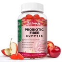 Totaria 9-in-1 Probiotic Fiber Gumies za odrasle in najstnike 16G Fiber na serviranje, Psyllium Fiber dodatek s 5 milijardami CFU Bacillus Coagulans, Inulin, ACV za prebavne in Gut Wellness - 60 Gumies