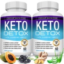 Toplux Keto Detox tablete Napredno čiščenje ekstrakt – 1532 Mg Natural Acai Colon Cleanser Formula, Flush Toxins & Presežek odpadkov, za moške ženske, 60 Kapsule, Dopolnilo