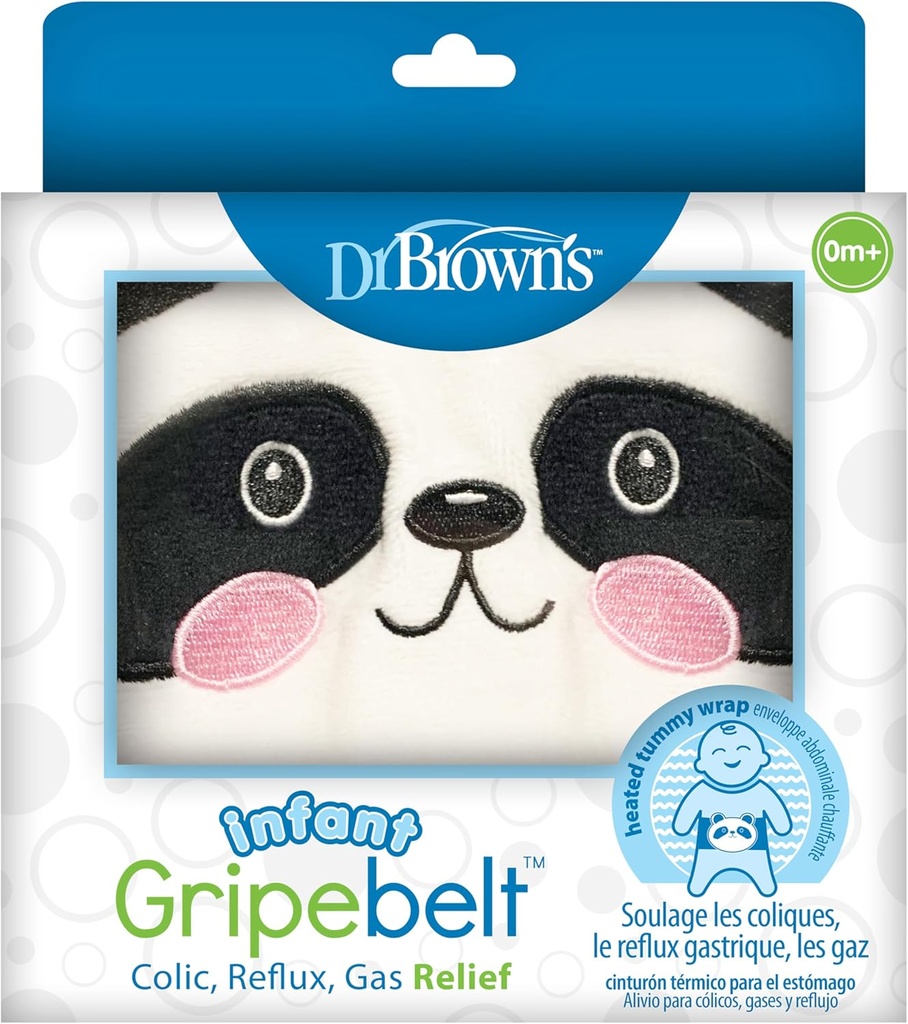 Dojenčkov Gripebelt je ogrel trebuh, Soothe Baby Tummy z nežno toplino in kompresijo, Panda, 0m+