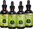 Go Nutrients Digestion & Detox Bundle – Tekoči klorofil, jetrni rob, črevesni rob, kurkuma Ease – podpira čiščenje, prebavo, zdravje jeter in obrambo telesa, Revitalizacija kože in vitalnost