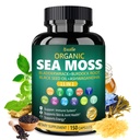 Bualle Irish Sea Moss kapsule – organsko morje Moss, črno seme olje, Ashwagandha dodatki z Bladderwrack, Ginger & Burdock Root – Podpira dnevno Wellness, Skin & Energy – 150 kapsul (1 pakiranje)