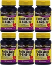 Mason Vitamini Folna kislina B-6 in B12 Heart Health Formula 90 Tablete v plastenki po 6 skupaj 540 tablet