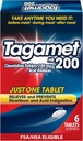 Tagamet HB 200 mg Cimetidin Acid Reducer in Zgaga Relief, Olajšave in preprečevanje prebavnih motenj, 6 Število