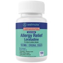WELMATE - Alergija Relief - Loratadine 10 mg - 24 ur Relief Antihistaminik - Non Drowsy - Runny Nose - Sneesing - Stchy Nose & Throat - Watery Eyes - Notranje in zunanje alergije Medication - 100 Count