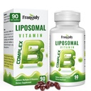 Liposomski B kompleks zasnovan za visoko Absorpcijo B Vitamini z holin inozitol vitamin B1, B2, B3, B5, B6, Biotin, Folat, Metilirani B12-Imuni, Energija, Brain Heart Support 90 Softgels