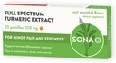 Pastile SONA Turmeric, raztopi v ustih, 600% večja absorpcija kurkumina v primerjavi s kapsulami