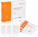 EalionMed transparentno oblačenje, Rane Bandage, Lepilni obliž, 4' x 4,75', 50 Pack, Jasno, dihalno, Udobno, Tuš ščit, Tattoo Bandage