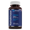 AgeImmune Nattokinase Supplement 4000 FU 200mg - Enzyme - Kardiovaskularna podpora 120 Kapsule - Derivad iz japonske Natto - Izdelano v ZDA brez magnezijevega stearata.