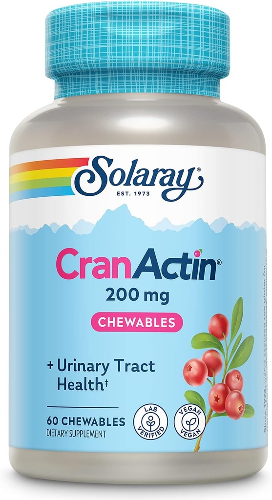 SOLARAY Kranactin 200 mg žvečljive tablete 