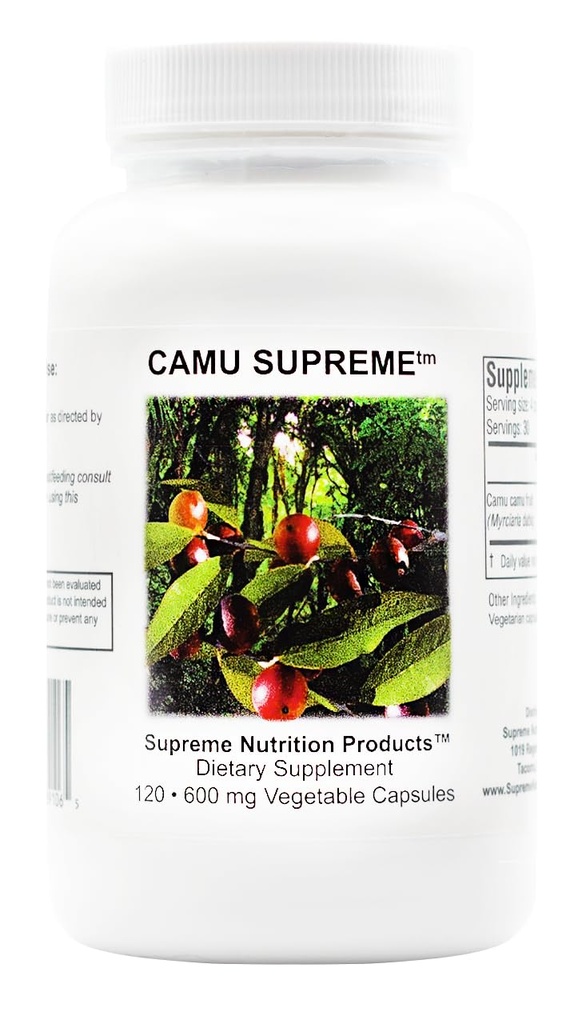 Supreme Nutrition Camu Supreme, 120 Pure Camu Camu Sadne vegetarijanske kapsule