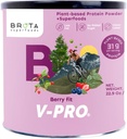 Vegan Protein Powder - Na rastlinah osnovani proteini za energijo in mišice Boost - čisto tresenje v mešanici jagod