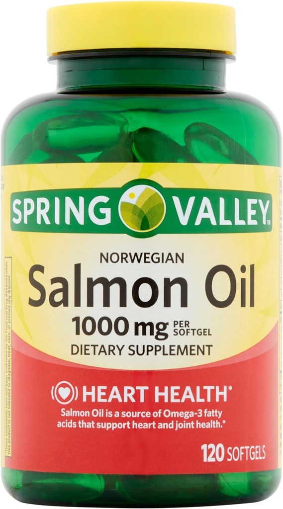 Salmonsko olje Spring Valley 1000 mg