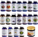 Hekma Center Supplements Paket za MS - 18 Medicina Herbs & Sidr Med s Royal Jelly - 100% Natural, Pure Organic - Vegan - Dodatki za M.S