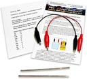 Coloidal Silver Generator Wire 99.99% Pure 12-Gauge (0,08 in./2.06 mm) Garnitura (2) 4-Inch Rods + Mini / Travel Generator - Vključuje žice + Popolna navodila