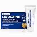 WELMATE - 5% lidokain Numbing Cream, 2oz (60g) - Največja moč Lidokain krema - hemoroidni Relief - zunanja uporaba Anestetik, Vitamin E - Odpornost otrok - Topična nega kože