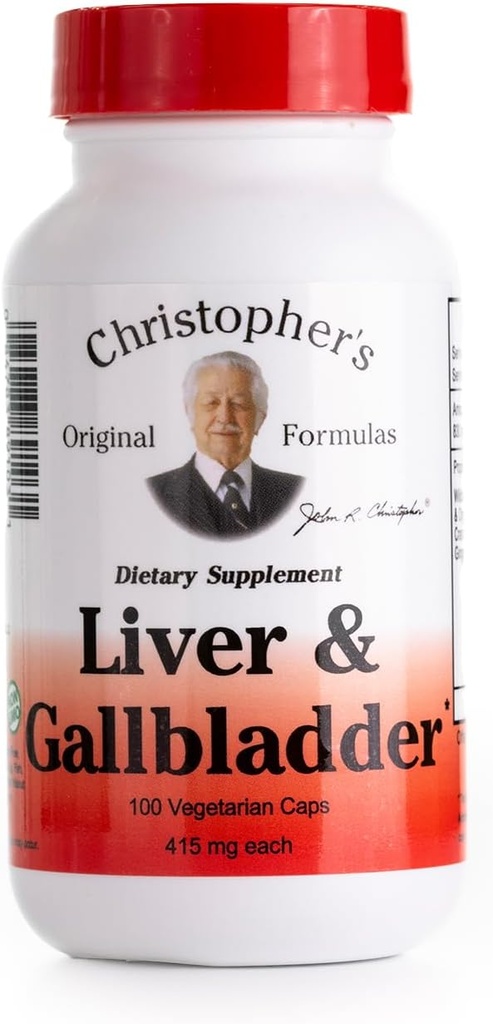412494- Christopherjeva jetra in žolčni mehur - 425 mg - 100 vegetarijanskih kapsul