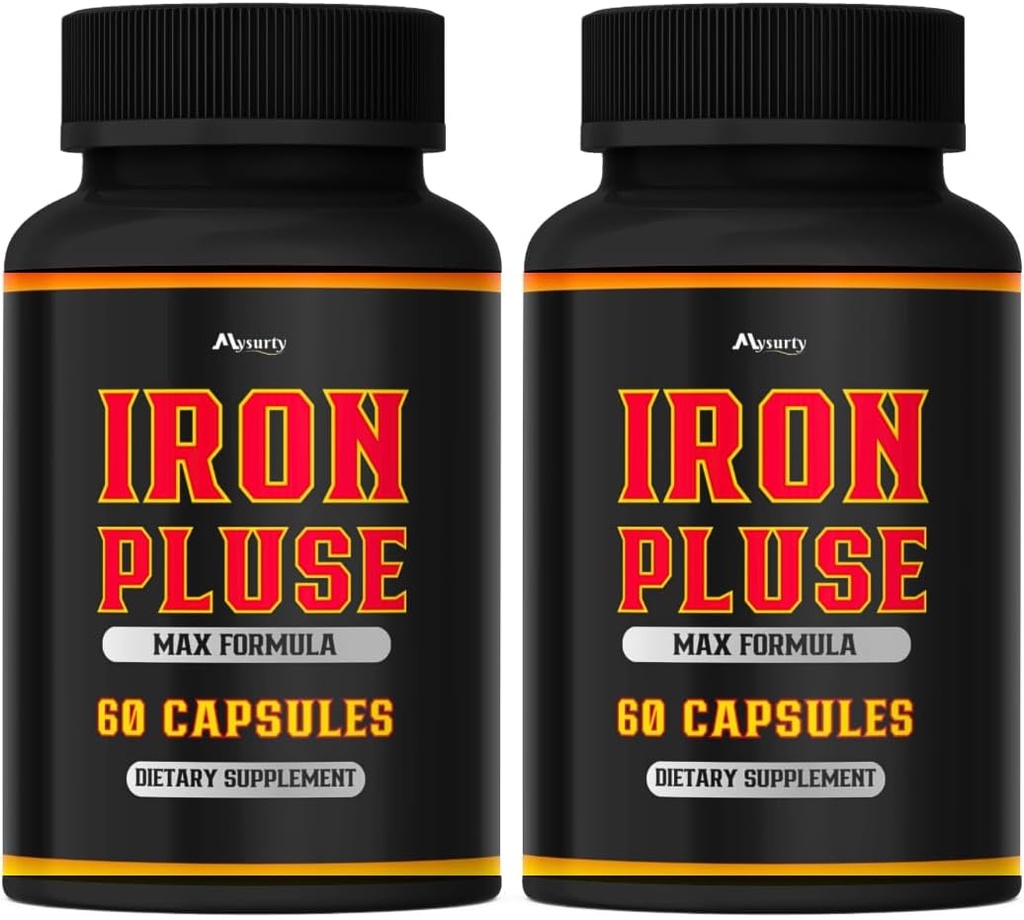 (2 pakiranji) Kapsule železapulse Max Formula, podporne kapsule železapulze Max, tablete železovega pulza, tablete železove pulze, tablete za podporo železovega pulza, pakiranje po 2