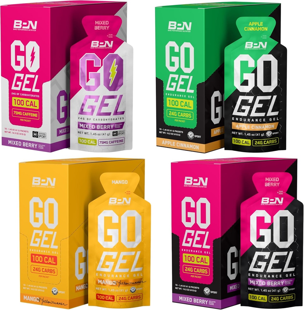 BARE UČINKOVITOST HRANILA BPN Go Gel Mega Variety Pack paket