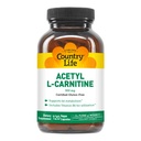 Country Life L-karnitin 500 mg z B-6 - 120 veganskimi kapsulami