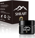 Shilajit Resin s Fulvic Acid & Trace Minerals, Original Sibirski Pure Shilajit z 85+ Huminska kislina, Podpora Presnova in imunski sistem - 100 Serving / 1.7 Oz