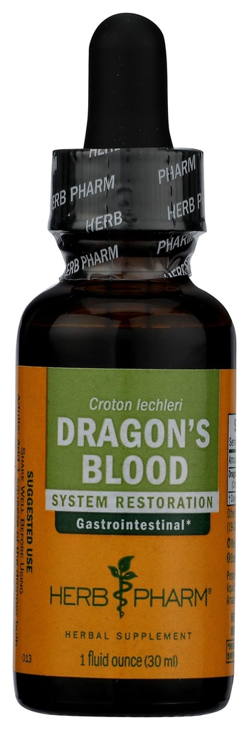 Herb Pharm Dragon's Blood Liquid Tree Sap za digestivno podporo - 1 Ounce (DDRAG01)