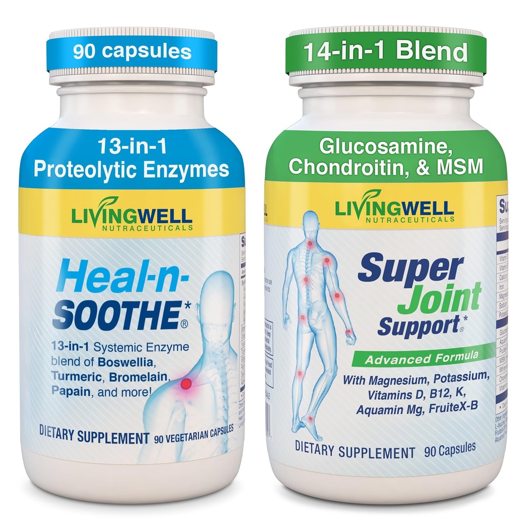 HEAL-N-SOOTHE in Super Skupna podpora - Naravni skupni dodatki