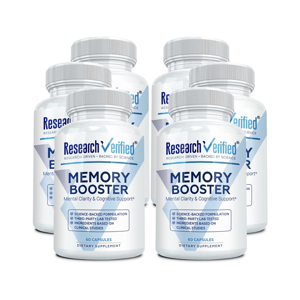 Raziskave Preverjeni spomin Pospeševalec - Nootropic Supplement - Izboljšati kognicijo in spomin - Levje Mane, Ginkgo Biloba, BioPerine - 6 Mesec dobave - Non-GMO - Izdelano v ZDA