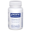 Čiste enkapsulacije Vitamin A - 3.000 μg - iz jetrnega olja trske - Podpora imunskemu sistemu in vidu* - dodatek vitamina A Palmitate - Ne-GMO - 120 kapsul mehkega gela