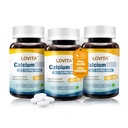 Lovita kalcijev citrat 800 mg z magnezijem, vitaminom D3 & K2, dodatek za moč in gostoto kosti za ženske in moške, podpira zobe, imuno zdravje, gluten brez, ne- GMO, 360 Veganske tablete