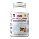 ANDREW LESSMAN Vitamin D3 10.000 i.e. 180 kapsul - visoka jakost, bistvena za absorpcijo kalcija, podpira zdravje kosti, zdravo delovanje mišic, imunski sistem, več.