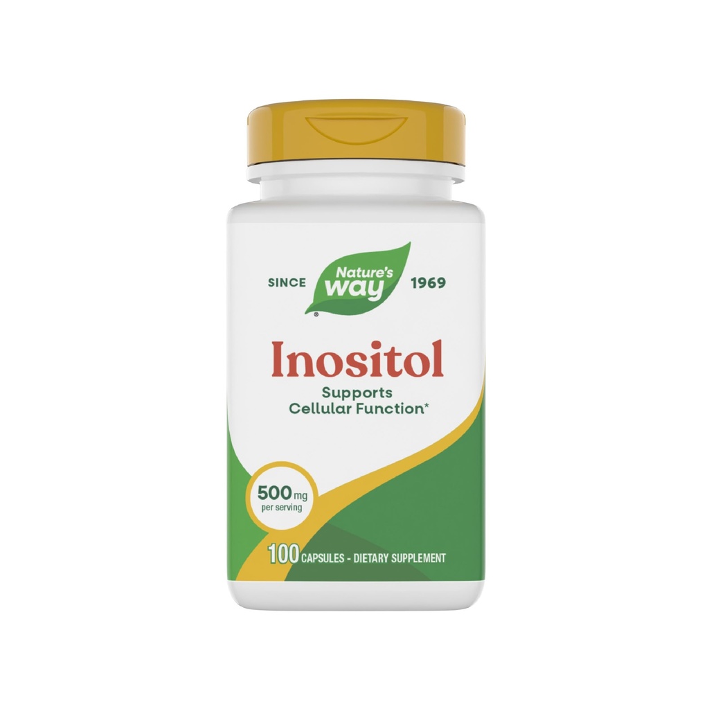Naravna pot Inozitol, 500 mg na odmerek, 100 kapsul