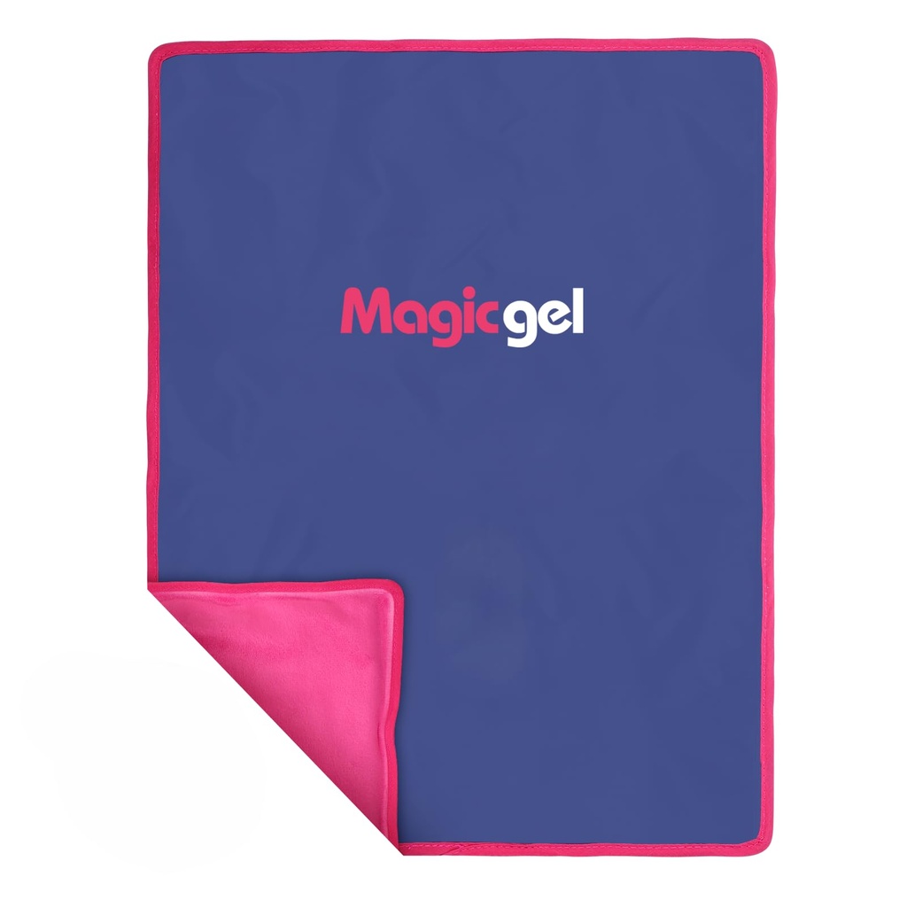 Magic Gel Ledeni paketi za poškodbe, ki se lahko ponovno uporabijo (15" x 11") - Veliki led - Fleksibilna hladilna plošča - Gel Pack za ramena, nazaj, Hip, koleno, noga, spodnji hrbet