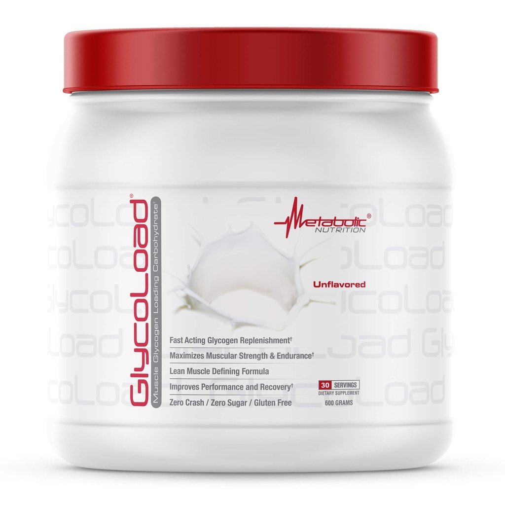 Presnovna prehrana, Glycoload, 100% Micronized Ciklični grozd Dekstrin Karbohidrat Prašek, Muscle Glycogen Nalaganje ogljikovega hidrata, Pre Intra Post Workout dodatek, Unflavored, 600 gm (30 ser)