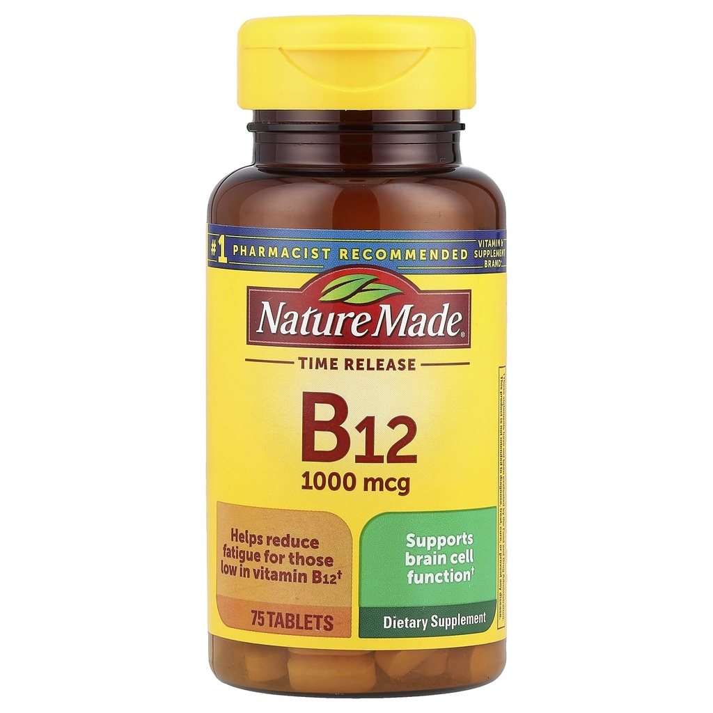 Narava Made, Vitamin B-12 1000 mg, 75 ā