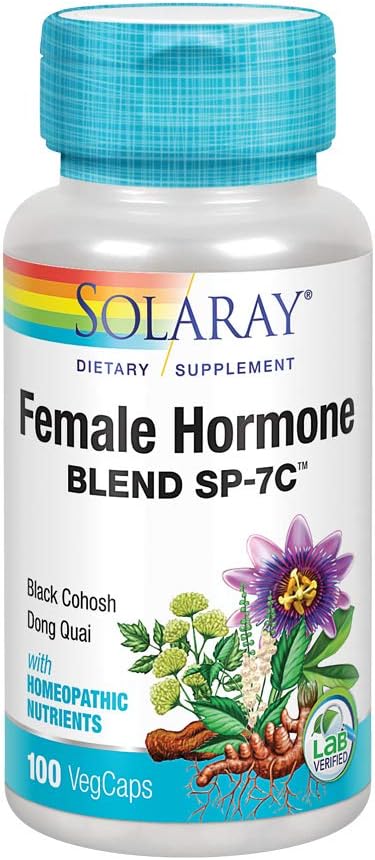 Solaray - ženski hormon Mešanica Sp-7c Črni Cohosh, 100 kapsul