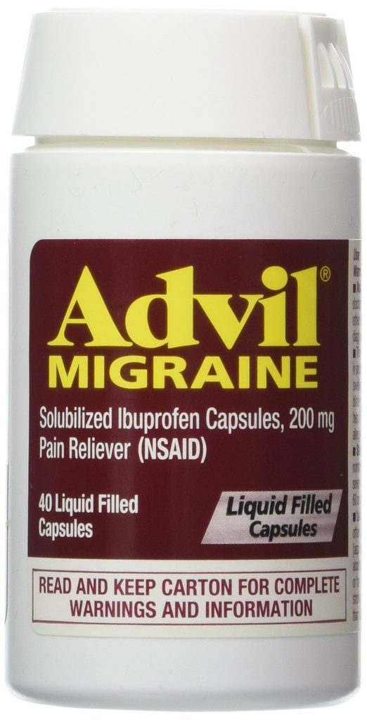 ADVIL MIGRAINE LIQUI- GELS (40 kapsul)
