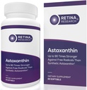 Naravni Astaksantin Eye Vitamin 10mg - Dodatki za podporo zdravje oči - Do 90 krat močnejši od sintetičnega - Formulirani z zdravniki - 3. stranka Certified - 60 Softgels
