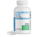 Bronson Hyaluronic Acid 200 MG Visoka jakost Skupaj Zdravje in zdrava podpora kože, Ne-GMO, 200 Vegetarijanske kapsule
