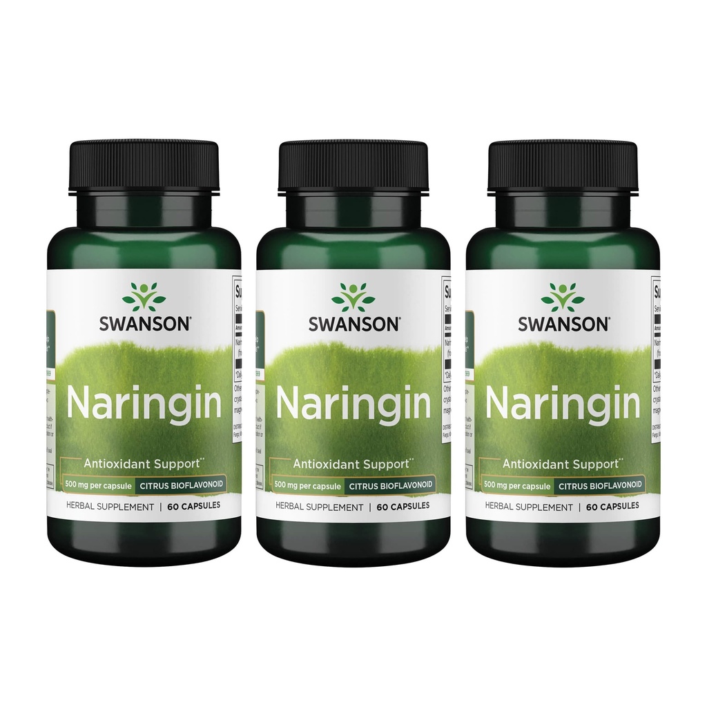 Swanson Naringin 500 miligramov 60 kapsul (3 pakiranja)