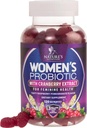 Probiotiki za ženske Gumije z brusnicami - 6 Premium sevi za PH ravnovesje, prebavno zdravje, vaginalno in imuno podporo, 3 milijardo CFU, ženski probiotični Gummy za zdravje žensk - 120 Gumies