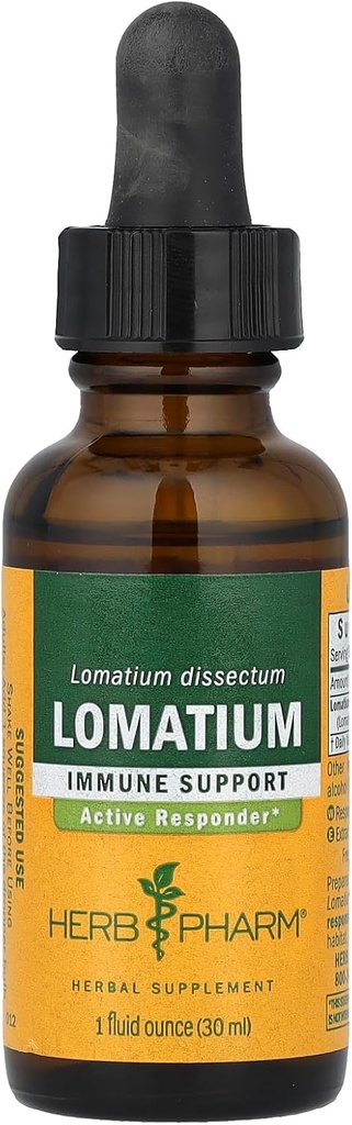 Herb Pharm Lomatium Tekoči ekstrakt za podporo imunskemu sistemu - 1 Ounce